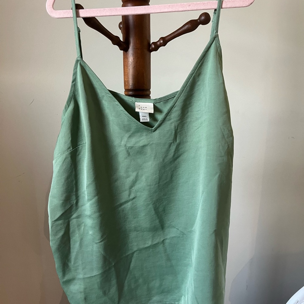a new day Sage Green Camisole